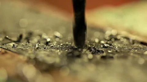 Drilling MEtal Stock Footage 12019602