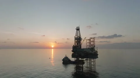 Drilling Mud Return Flow and Flow Sensor Paddle in the Rig Flowline Stock Footage 342356602