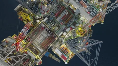 Drilling Mud Return Flow and Flow Sensor Paddle in the Rig Flowline Stock-Footage 347331723