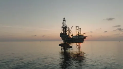 Drilling Mud Return Flow and Flow Sensor Paddle in the Rig Flowline Stock-Footage 347333047