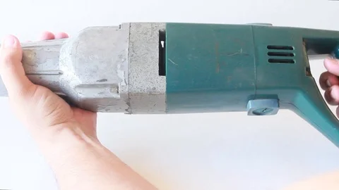 Drilling with a power drill Stock Footage 107628071