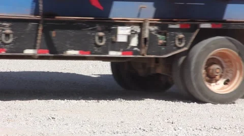 Drilling Rig Being Moved in on Trucks 3 動画素材 42362472