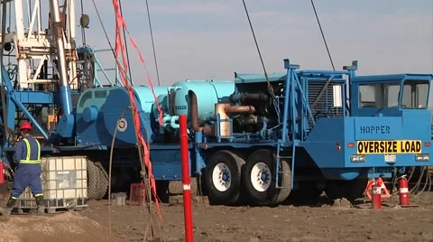 Drilling Rig close up Stock-Footage 40366473