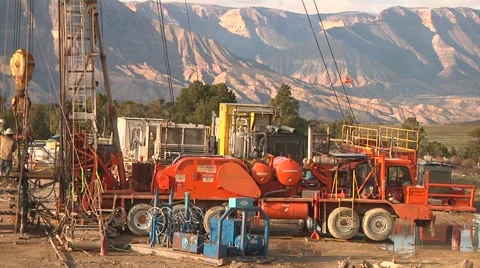 Drilling Rig 스톡 동영상 40397545