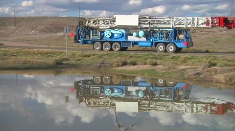 Drilling Rig Stock-Footage 40397679