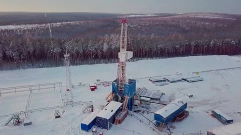 Drilling rig Stock Footage 290375262