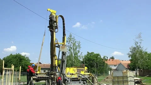 Drilling Rig for Geothermal Well in Stock Video Pond5