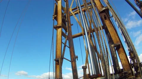 Drilling Rig worker POV Stock-Footage 40388668