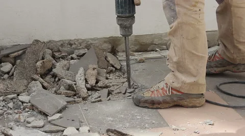 Drilling terrace Stock Footage 46692163