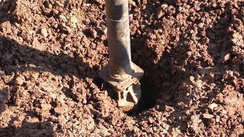 Drilling a well Stock Footage 80597811