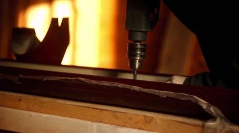 Drills iron pipe for water drill Stock Footage 67320232