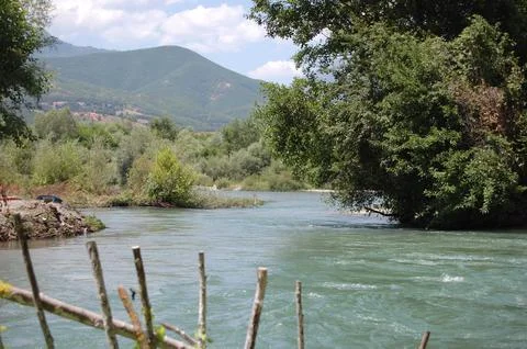 Drin River Foto stock