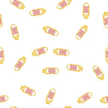 Drink amphora vector seamless pattern Stock Illustration