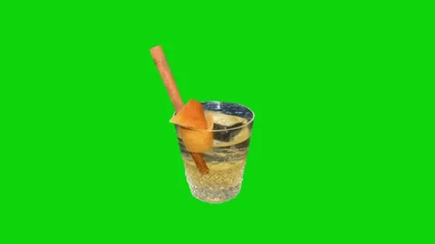 Drink animation on chroma key background Stock-Footage 331895524