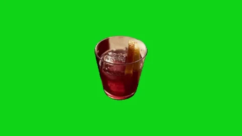 Drink animation on chroma key background 库存影片 331895539