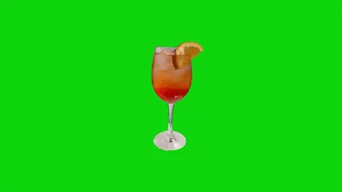 Drink animation on chroma key background 库存影片 331895541