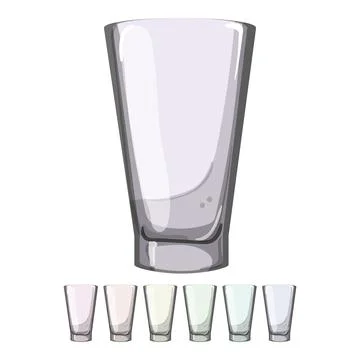 Drink beer glass cartoon vector graphic Stock Illustration