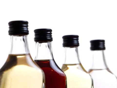 Drink bottles Stock Photos