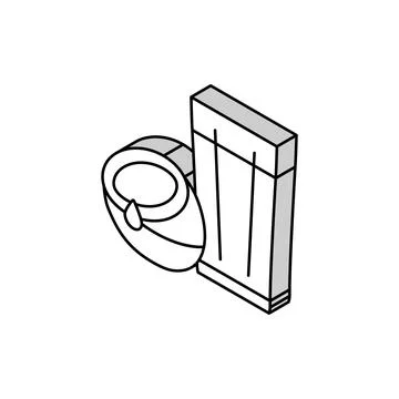 Drink coconut coco isometric icon vector illustration Stock Illustration