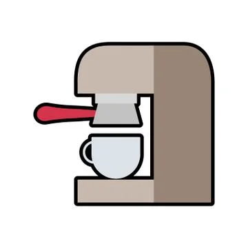 Drink coffee machine beverage icon. Vector graphic Illustrazione stock