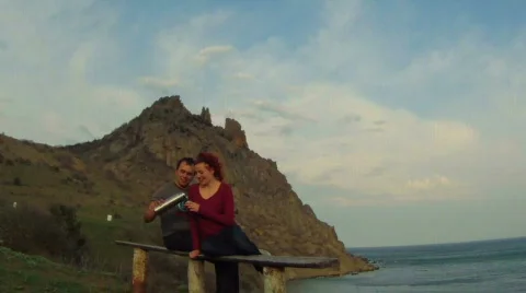 Drink in cold weather Stock Footage 834641