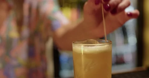 Drink decoration Stock Footage 203900729