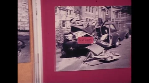Drink-Driving Road Safety Display, Australia, 1977 Видео 339540839