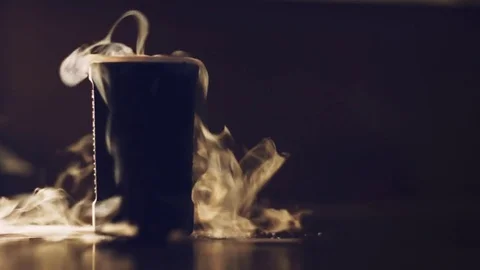 Drink with dry ice Video stock 81083004