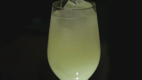 Drink in a glass Stock Footage 159897512