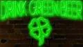 Drink Green Beer Neon Sign Green 4k or 4k+ Resolution