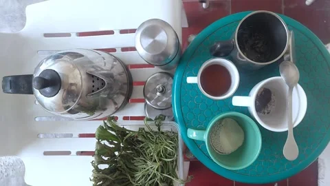 Drink, Herbal Set Stock-Footage 307294624