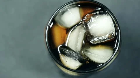 Drink with ice Stock Footage 19277179