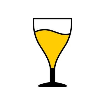 Drink icon design template isolated illustration Illustrazione stock