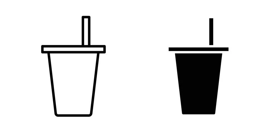 Drink icon vector design illustrations Stock Illustration