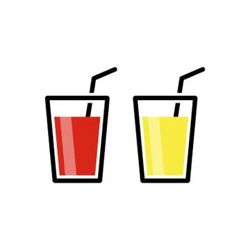 Drink icon vector Stock Illustration