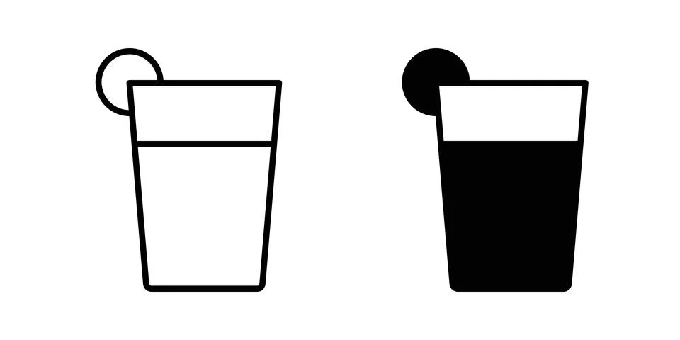 Drink icon for web projects Stock Illustration
