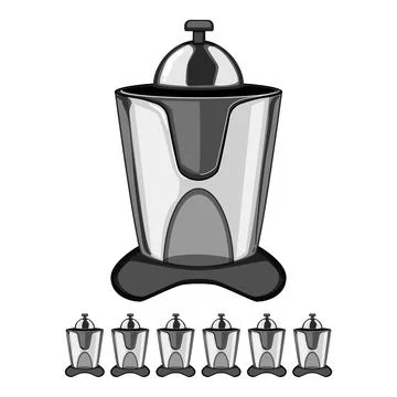 Drink juicer kitchen cartoon vector graphic Stock Illustration
