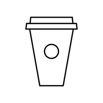 Drink line icon. Design template vector Stock Illustration