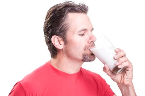 Drink milk Stock Photos
