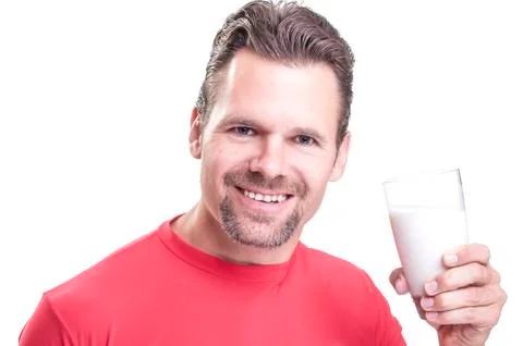 Drink milk Stock Photos