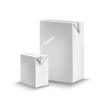 Drink Package Set Stock Illustration