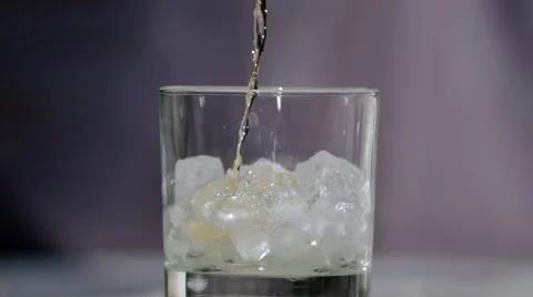 Drink pouring from the bottle Stock Footage 51926617