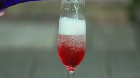 Drink pouring from the bottle Stock Footage 51927995