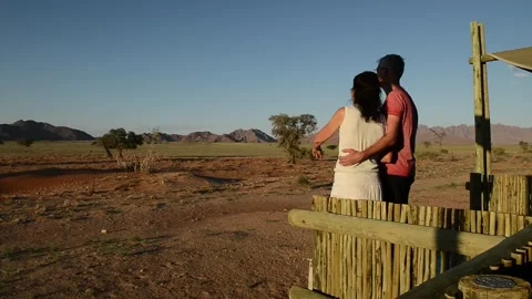 Drink in a safari camp Stock Footage 276731375