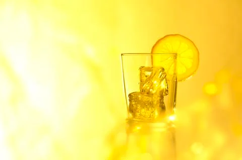 Drink in the summer light Stock Photos