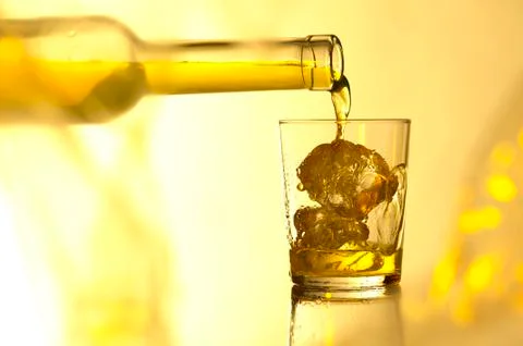 Drink in the summer light Stock Photos