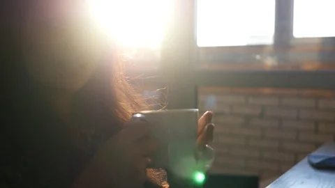 Drink tea and cups Stock Footage 70280127