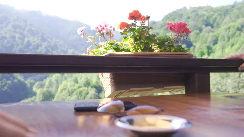 Drink tea. Stock Footage 212465954