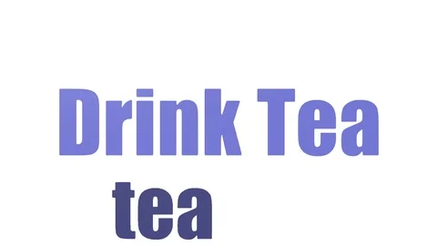 Drink Tea Word Cloud Animated On White B... | Stock Video | Pond5