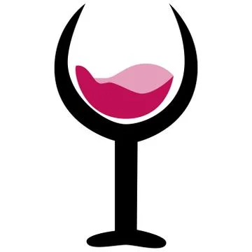 Drink & wine logo icon Stock Illustration